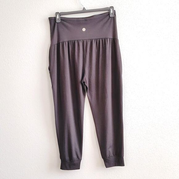 Threads 4 Thought Reactive Maternity Black Large Jogger Pants Pockets Soft NWOT - Picture 3 of 7